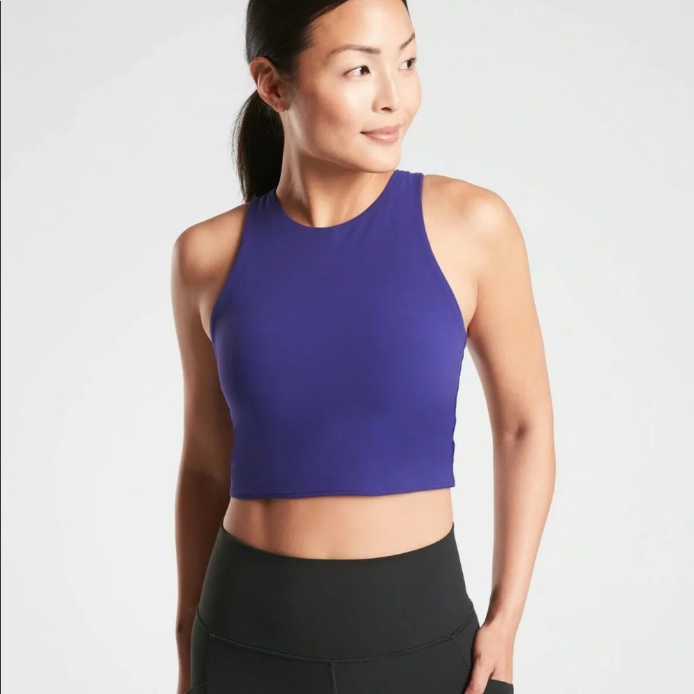 Athleta Conscious Crop Poseidon Blue XS A-C